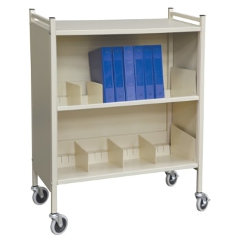 Image for Omnimed Beige Versa Cabinet Style Moble Rack With Two Shelves from HD Supply