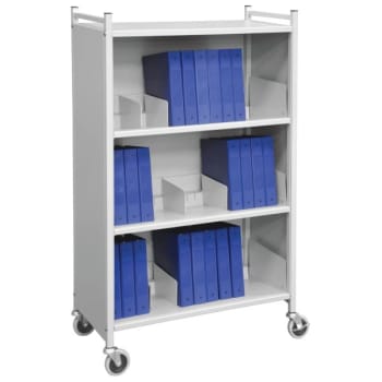 Image for Omnimed Light Grey Versa Cabinet Style Moble Rack With Three Shelves from HD Supply