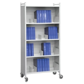 Image for Omnimed Light Grey Versa Cabinet Style Moble Rack With Four Shelves from HD Supply