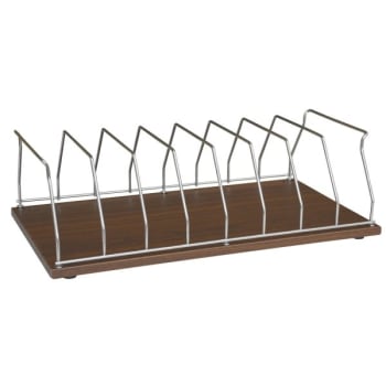 Image for Omnimed Woodgrain Eight Capacity Storage Rack from HD Supply