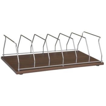 Image for Omnimed Woodgrain Six Capacity Storage Rack from HD Supply