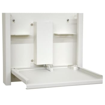 Image for Omnimed Off-White Manual Assist Mini Wall Desk from HD Supply