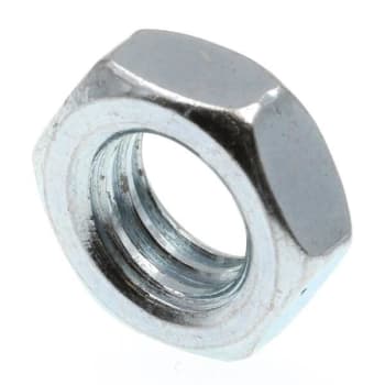 Hex Jam Nuts,-16, A563 Grade A Zc Stl, Package Of 50