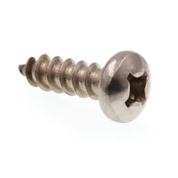#12 Grade 18-8 Self-Tapping Pan Head Phillips Drive Sheet Metal Screw (Stainless Steel) (100-Pack)