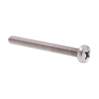 Image for Machine Screws Metric Pan/phillips Dr Grade A2-70 Ss M6-1.0 X 60mm Package Of 10 from HD Supply