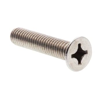 Image for Machine Screws Metric Flat/phillips Dr Gr A2-70 Ss M6-1.0 X 30mm Package Of 10 from HD Supply