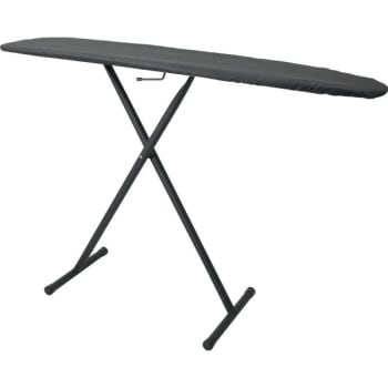 Hospitality 1 Source Full Size T-Leg Ironing Board, Charcoal Pad And Cover, 4/cs