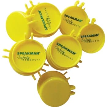 Speakman® Yellow Flip Caps For Eyewash Package Of 20