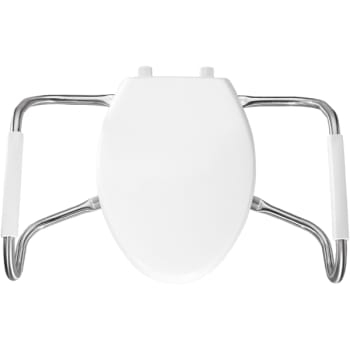 Image for Bemis® Elongated Closed Front Toilet Seat w/ Side Arms (White) from HD Supply