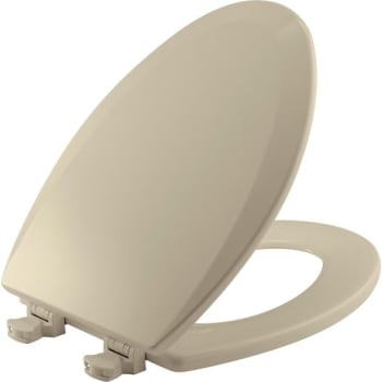Image for Bemis® Easy Clean® Closed Elongated Wood Toilet Seat (Bone) (6-Pack) from HD Supply