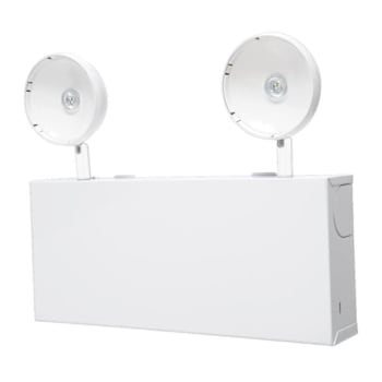 New York City-Approved Led Emergency Light With Two Heads, Self Diagnostics