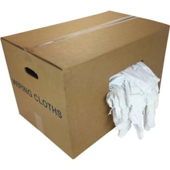 Image for Monarch Smooth Pre-Washed Absorbent Rags (25lb box) (White) from HD Supply