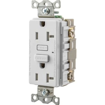 Image for Hubbell® 20 Amp 125 Volt Commercial Tamper-Resistant Self-Test Gfci Receptacle (White) from HD Supply