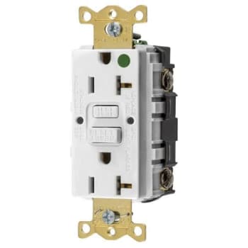 Image for Hubbell® 20a 125v Hospital Grade Self-Test Gfci Receptacle (White) from HD Supply