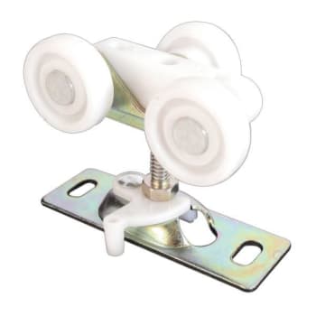 Image for Pocket Dr Roller Asly,Flat, Plast Wheels On Stl Brkt, Package Of 2 from HD Supply