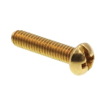 Image for Ms, Rh, Phil/Slot Comb Dr, #8-32solid Brass, Package Of 25 from HD Supply