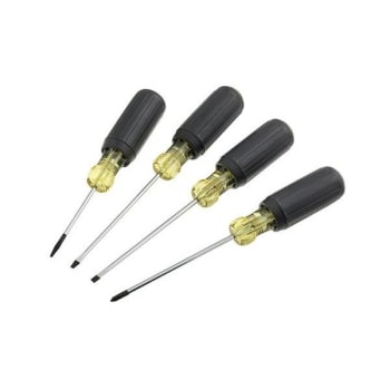 Image for Ideal 4-Piece Mini-Cushion Grip Screwdriver Set from HD Supply