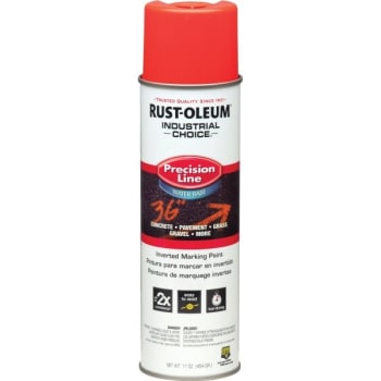 Image for Rust-Oleum Inverted Marking Paint Fluorescent Red-Orange, 17 Oz, Case Of 12 from HD Supply