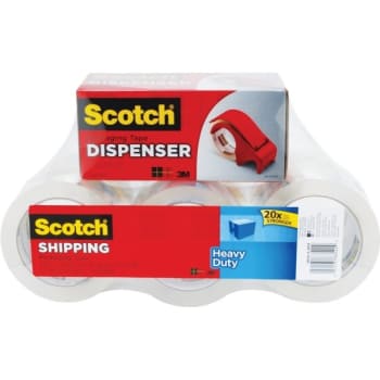 Image for Office Depot® Scotch Heavy Duty Packaging Tape And Dispenser, Package Of 6 from HD Supply