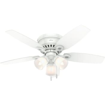 Image for Hunter® Hatherton 46 In. 5-Blade Ceiling Fan W/ Light (White) from HD Supply