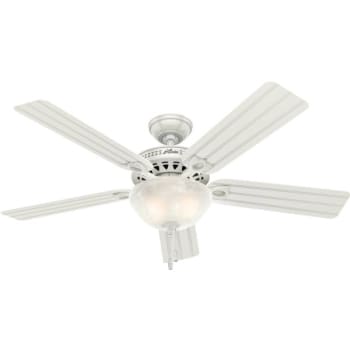 Image for Hunter® Beachcomber52 in. 5-Blade Ceiling Fan w/ Light (White) from HD Supply