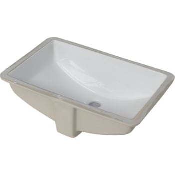 Seasons® Undermount Porcelain Lavatory Sink White 18 X 12