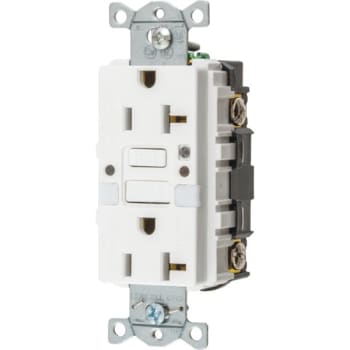 Image for Hubbell® 20 Amp 125 Volt Self-Test Gfci Receptacle With Night-Light (White) from HD Supply