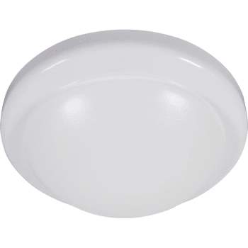 Image for 15.4" 2-Light LED Round w/ 16W, White Acrylic Lens in White Detail from HD Supply