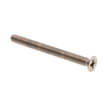 Image for Machine Screws Metric Flat/Phillips Dr , Gr A2-70 SS M6-1.0 X 70mm Package Of 5 from HD Supply