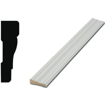 Woodgrain Distribution 2-1/4" x 7'-5/8" Primed Medium Density Fiberboard Colonial Casing