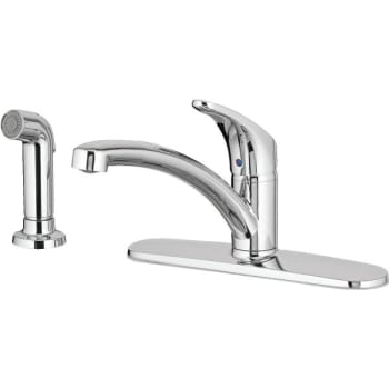 Image for American Standard Colony Pro Faucet With Side Spray & Deck Plate - Chrome from HD Supply