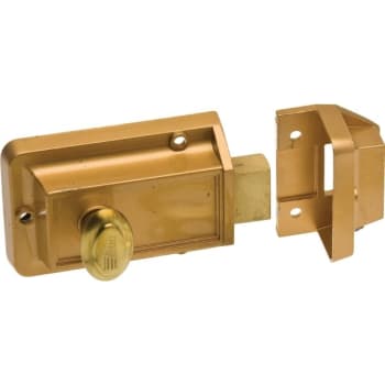 Image for Kaba Ilco Surface Mounted Deadlock, Bolt 3/4", Bronze Lacquer, Package Of 10 from HD Supply