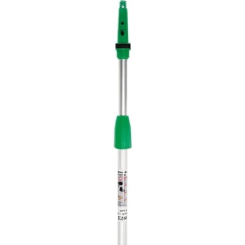 Image for Unger Opti-Loc 13 Ft Aluminum Telescopic Pole w/ Two Sections (Silver/Green) from HD Supply