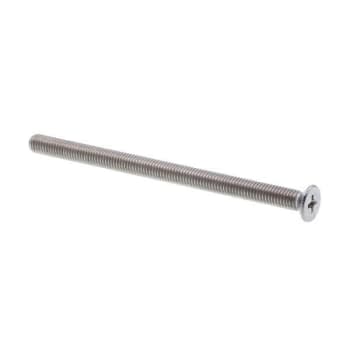 Image for Machine Screws Metric Flat/Phillips Dr , Gr A2-70 SS M5-0.8 X 80mm Package Of 5 from HD Supply