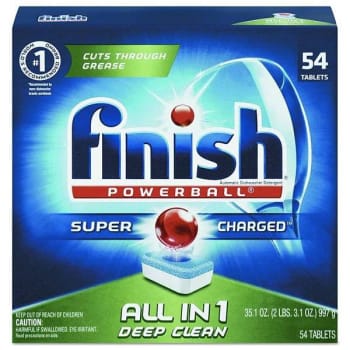 Image for Finish Powerball Fresh Scent Automatic Dishwasher Tablet (54-Pack) from HD Supply