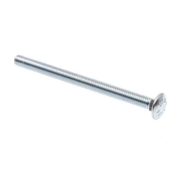 Carriage Bolts, -18 X 4- A307 Grade A Zc Stl, Package Of 25