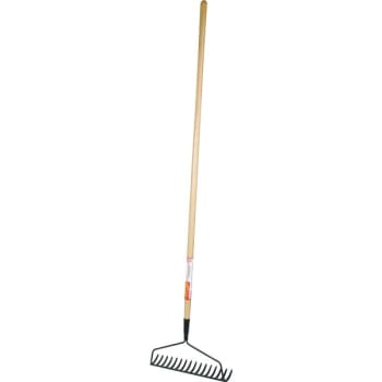 Image for Corona® 60" Garden Bow Rake, 16 Tines, 16" Tempered Head, Ash Wood Handle from HD Supply