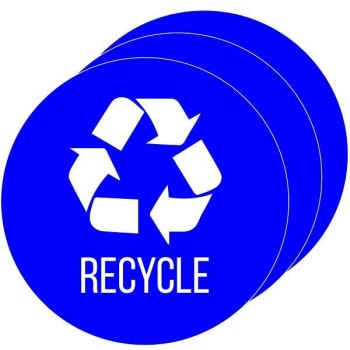 Image for Hls Commercial "recycle" Decal (3-Pack) from HD Supply