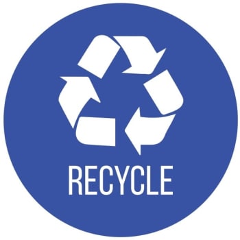 Image for HLS Commercial "Recycle" Decal (3-Pack) from HD Supply