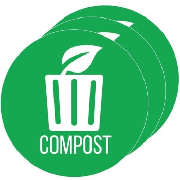 Image for Hls Commercial "compost" Decal (3-Pack) from HD Supply