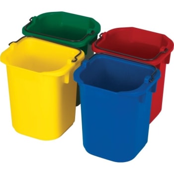 Image for Rubbermaid 5 Quart Square Disinfecting Pail Set (Assorted Color) from HD Supply