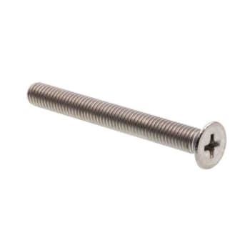 Image for Machine Screws Metric Flat/Phillips Dr Gr A2-70 SS M5-0.8 x 45mm Package Of 10 from HD Supply