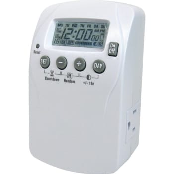 Image for Prime Wire & Cable 7-Day 125 Volt Heavy-Duty Countdown Digital Timer from HD Supply