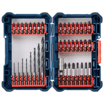 Image for BOSCH 40 PC. Impact Tough™ Drill Drive Custom Case System Set from HD Supply