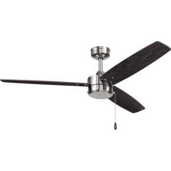 Seasons® 52 in 3-Blade Ceiling Fan (Brushed Nickel)