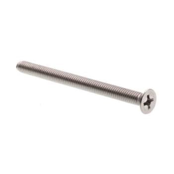 Image for Machine Screws Metric Flat/Phillips Dr Gr A2-70 SS M4-0.7 x 50mm Package Of 10 from HD Supply