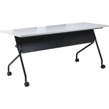 Office Star Products Training Table, 72L x 24"W, Gray Top