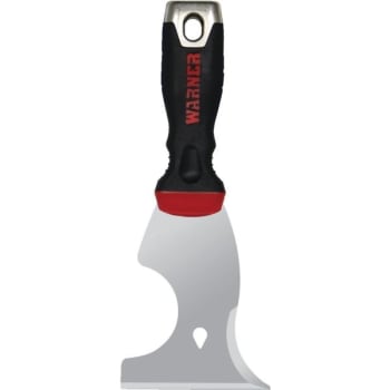 Warner Tool® ProGrip 8-In-1 Glazier Knife w/ Hammer Cap
