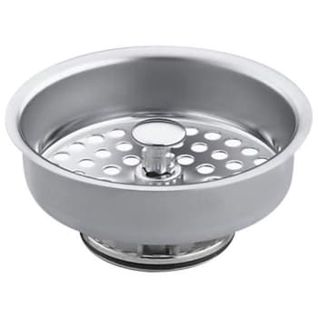 Image for Kohler® Duostrainer® Basket Sink Strainer, Stainless Steel/brass, Chrome Finish from HD Supply