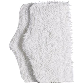 Simple Scrub 10 X 5 X 10 In White Microfiber Mirror And Window Pad (2-Pack)